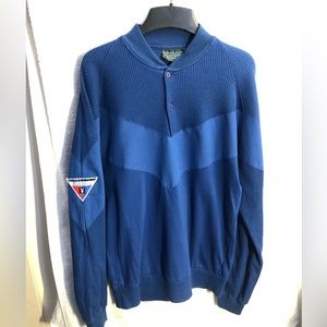 Blue Playboy Vintage Long Sleeve Crew Neck